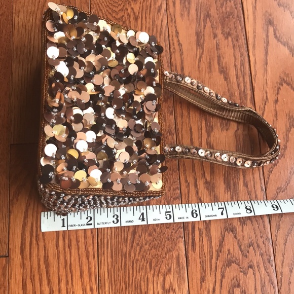 Bronze evening purse - Picture 3 of 4